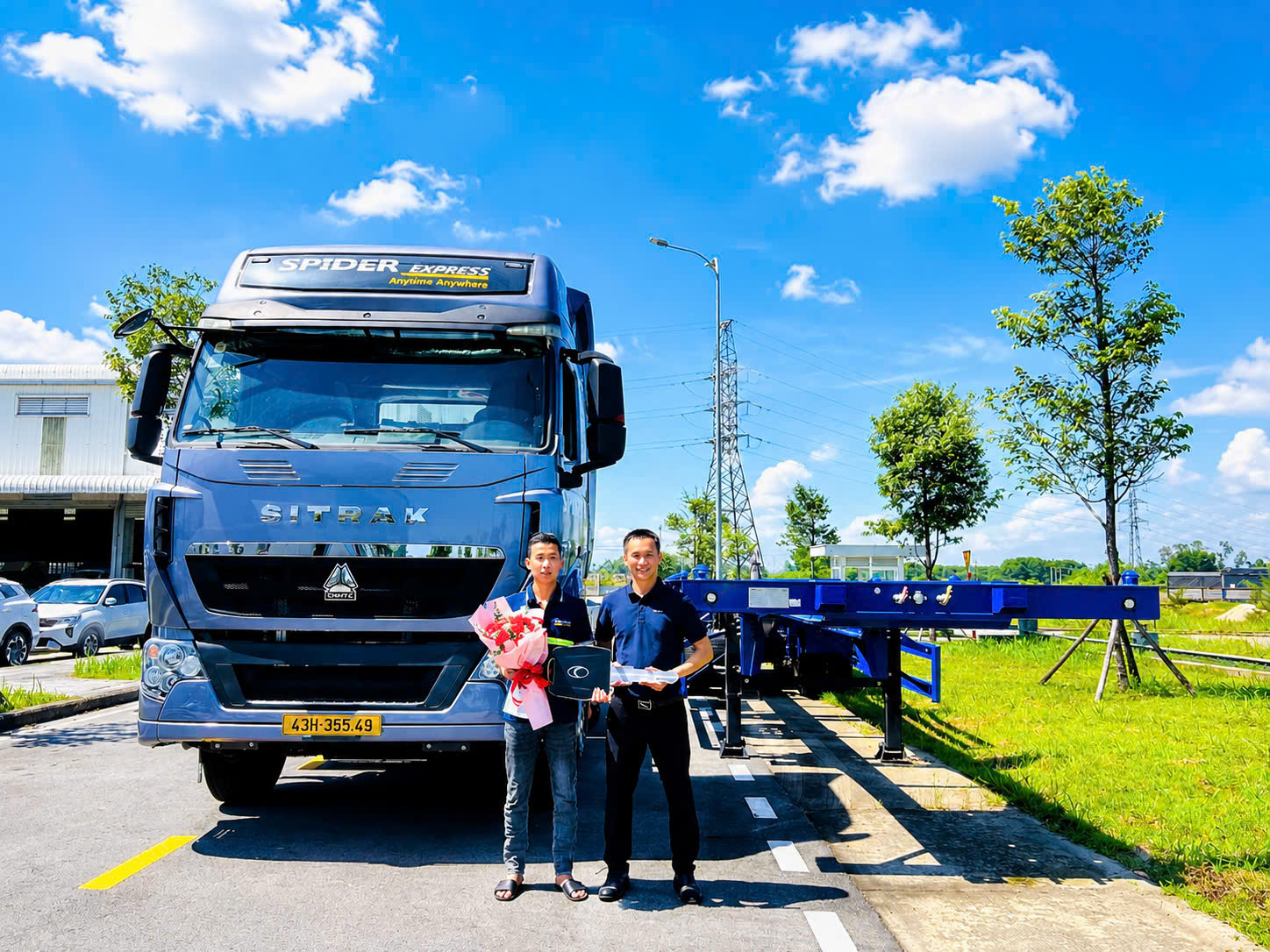 Spider Express bổ sung xe container mới, sẵn sàng cho mùa cao điểm cuối năm